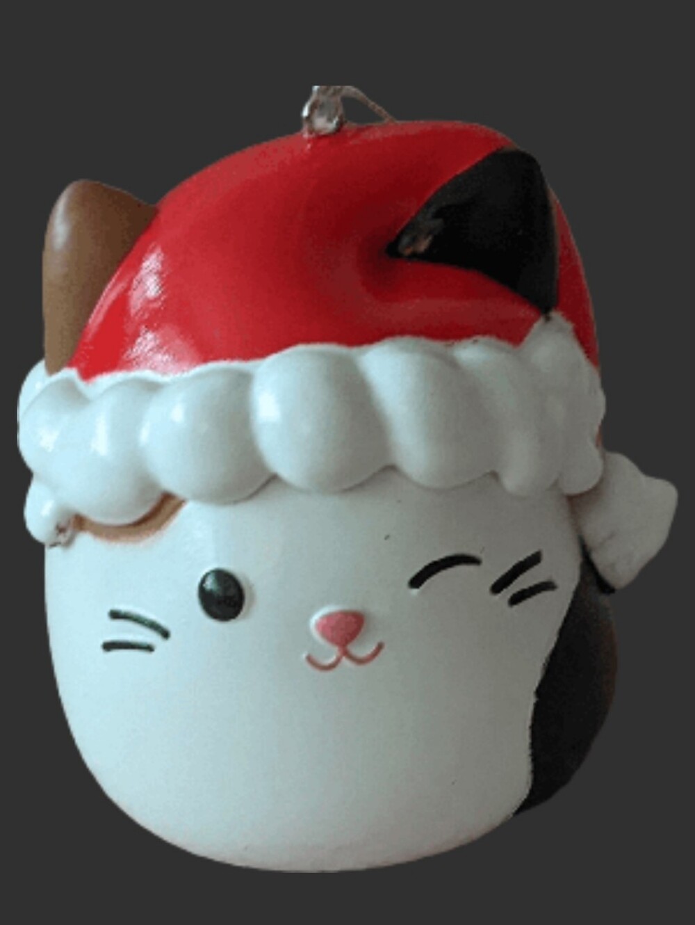 Kurt Adler Squishmallow Holiday Ornaments Cam the Cat with Santa Hat Christmas ⛄